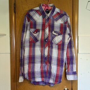 Wrangler "pearl" snap up shirt